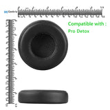 Geekria QuickFit Replacement Ear Pads for Monster Beats Pro Detox Headphones Ear Cushions, Headset Earpads, Ear Cups Cover Repair Parts (Black)