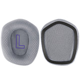 Geekria Comfort Mesh Fabric Replacement Ear Pads for Logitech G733, G535, G335 Headphones Ear Cushions, Repair Parts with Video Guide (Grey)