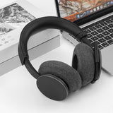 Geekria 2 Pairs Knit Headphones Ear Covers - OEKO-TEX & SGS Product Safety Certified - Washable & Stretchable Earcup Protectors for Over-Ear Headsets, Sweat Pads for Gym (Size M /Dark Gray)