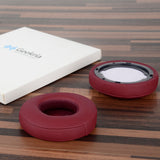 Geekria QuickFit Replacement Ear Pads for JBL E35, E45bt, E45, C45BT Headphones Ear Cushions, Repair Parts (Red)