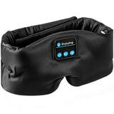 Geekria Mulberry Silk Sleep Headphones Bluetooth Headband for Side Sleepers, Wireless Headband with Ultra-Thin HD Speakers, Soft Breathable Sleep Headphone for Sleeping, Travel, Yoga (Black)