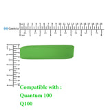 Geekria Protein Leather Headband Pad Compatible with JBL Quantum 100, Q100, Headphones Replacement Band, Headset Head Top Cushion Cover Repair Part (Green)