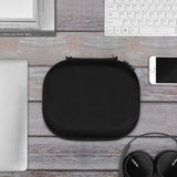 Geekria Shield Headphones Case Compatible with Sony MDR-ZX300, MDR-ZX110 and More, Replacement Hard Shell Travel Carrying Bag with Cable Storage (Black)