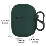 Geekria for Creators Microphone Case Cover Compatible with JBL Quantum Stream Wireless, Mic Silicone Protective Case Skin, Soft Microphone Travel Charging Case Sleeve (Green)