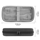 Geekria for Creators Wireless Microphone Case, Hard Shell Dual Mic Carrying Case, Travel Protective Bag with Receiver, Batteries Storage Compatible with JBL, Bietrun SY-WXM-2 (Dark Gray)
