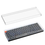 Geekria Keyboard Dust Cover, Clear Acrylic Keypads Cover, Compatible with Keychron K4, RK Royal KLUDGE RK100, Nuphy Air96 V2, LOFREE Flow Low Profile Mechanical Keyboard 100 Keys