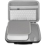 Geekria Mini PC Hard Shell Travel Case, Compatible with Apple 2020 / 2023 Mac Mini M2 M1 Chip Computer Carrying Bag (Dark Gray)