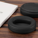 Geekria QuickFit Replacement Ear Pads for Sony WH-XB900N/ WH-CH710N/ WH-CH720N/ WH-RF400/ MDR-RF895RK Headphones Ear Cushions, Repair Parts (Black)