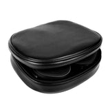 Geekria Headphones Pouch Compatible with Turtle Beach, Razer, Corsair, Logitech, Hyperx Case, Replacement Protective Travel Carrying Bag with Cable Storage (Black PU)