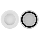 Geekria QuickFit Replacement Ear Pads for Corsair Virtuoso RGB, Virtuoso RGB Wireless SE, Virtuoso RGB Wireless XT Headphones Ear Cushions, Headset Earpads, Ear Cups Cover Repair Parts (White)