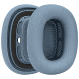 Geekria Comfort Mesh Fabric Replacement Ear Pads Compatible with Apple AirPods MAX (A2096), AirPods MAX2 (A3184) Headphones, Ear Cushions (Blue)