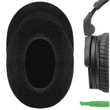 Geekria Comfort Velour Replacement Ear Pads for Sennheiser HD 280/ HD 280-Pro/ HD 281, HMD 280/ HMD 281 Headphones Ear Cushions, Repair Parts (Black)