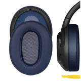 Geekria QuickFit Replacement Ear Pads Compatible with Sony WH-XB900N/ WH-CH710N/ WH-CH720N/ WH-RF400/ MDR-RF895RK Headphones, Ear Cushions (Blue)