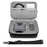 Geekria Carrying Case Compatible with XbotGo, Chameleon Hard Shell Protective Travel Bag (Dark Gray)
