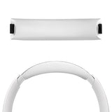 Geekria Protein Leather Headband Pad Compatible with Anker Space Q45 Headphones, Replacement Band Repair Part (White)