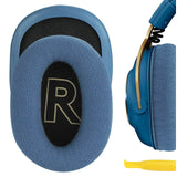 Geekria Comfort Velour Replacement Ear Pads for Logitech G Pro/ProX/ProX League of Legends Edition/Pro X2 Headphones Ear Cushions, Repair Parts (Blue)