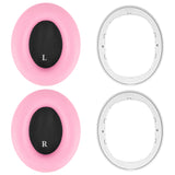 Geekria SNAP Replacement Ear Pads for Beats Studio Pro, Magnetic Easy Switch Ear Cushions, Earmuffs, Comfortable Headphone Accessories (Pink Protein Leather, 1 Pair)