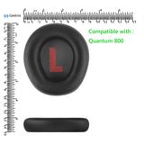 Geekria QuickFit Replacement Ear Pads for JBL Quantum 800 Wireless Headphones Ear Cushions, Repair Parts (Black)