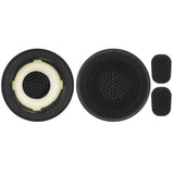 Geekria Comfort Mesh Fabric Replacement Ear Pads for Logitech Zone Wired (981-000871), Zone 750 (981-001229) Headphones ( Not Compatible with Zone Wireless ), Ear Cushions (Black)