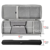 Geekria 90%-96% Keyboard and Mouse Case, Hard Shell Travel Carrying Bag for 100 Keys Computer Mechanical Keyboard and Mouse Combo Case, Compatible with ASUS ROG Strix Scope II 96, AULA F99