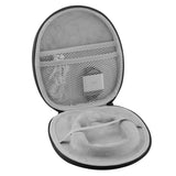 Geekria Shield Case Compatible with Sony, LG, Jabra, Bluenin, Avantree, FKANT, COULAX Headphones, Replacement Protective Hard Shell Travel Carrying Bag with Cable Storage (Black)