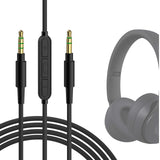 Geekria Audio Cable with Mic Compatible with Beats Solo 4, Solo 3, Studio 3 Headphones, 1/8" (3.5mm) to 3.5mm Replacement Stereo Cord with Inline Microphone and Volume Control (5.6ft/1.7 m)