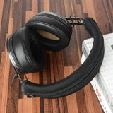 Geekria Headband Cover Compatible with Sennheiser Momentum 2 3 Over-Ear, Momentum 2 On-Ear, HD201 Headphones, Head Cushion Pad Protector, Replacement Repair Part, Easy DIY Installation (Black)