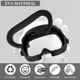 Geekria VR Upgraded Facial Interface & Face Cover Pad Compatible with Meta Quest 3, Sweat-Proof PU Foam Cushion, Accessory Set with Anti-Leakage Light Nose Pad and Lens Protector