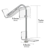 Geekria Acrylic Center Screen / Mid Webcam Stand, Place Webcam Anywhere on Monitor, Laptop Screen, Compatible with Logitech MX Brio, C920x, C922, C930 Webcams (Transparent)