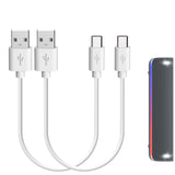 Geekria USB Speakers Short Charger Cable Compatible with Sony SRS-XB32/XB22/XB20/XB31/XB41/X11, USB Replacement Power Charging Cord (1ft/30cm 2Pack)
