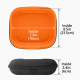 Geekria Shield Headphones Case Compatible with SteelSeries Arctis Nova Pro, Sony WH-1000XM5, JBL Tour ONE M3 Case, Replacement Hard Shell Travel Carrying Bag with Cable Storage (Dark Grey)