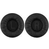 Geekria QuickFit Leatherette Replacement Ear Pads for JBL JR300, JR300BT, T450BT, T500BT, Tune 500, Tune 500BT, Tune 510BT, Tune 520 Headphones, Ear Cushions with Video Guide (Black)