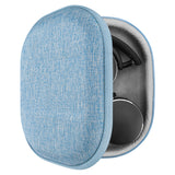 Geekria Shield Headphones Case Compatible with Skullcandy, AKG, EDIFIER, Hard Shell Travel Carrying Bag with Cable Storage (Blue)