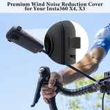 Geekria for Creators Microphone Wind Muff Compatible with Insta360 X5, X4, X3 Action Camera, Premium Wind Noise Reduction Cove, Mic Windscreen Foam (Per Box 6 Pcs)