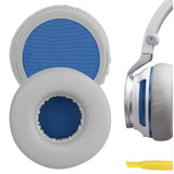 Geekria QuickFit Replacement Ear Pads for JBL Synchros S400BT Headphones Ear Cushions, Repair Parts (Grey)