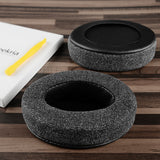 Geekria Comfort Linen Replacement Ear Pads for Audio-Technica ATH-M50XBT ATH-M50xBT2 ATH-M50X ATH-M60X M40X M30X M20X M10X ATH-ANC9 Headphones Ear Cushions, Ear Cups Cover Repair Parts (Dark Grey)