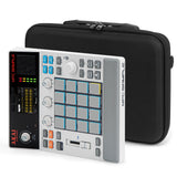 Geekria Hard Shell Travel Case Compatible with Akai Professional MPC Sample Portable Groovebox, Audio Sampler Carrying Bag (Black)