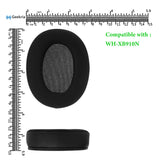 Geekria Sport Cooling-Gel Replacement Ear Pads for SONY WH-XB910N Headphones Ear Cushions, Headset Earpads, Ear Cups Cover Repair Parts (Black)