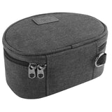 Geekria Headphones Pouch Compatible with Sony WH-1000XM4, WH-1000XM3, WH-H910N, WH-H800, WH-XB900N, WH-H810 Case, Replacement Protective Travel Carrying Bag with Cable Storage (Grey)