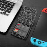 Geekria Game Card Case Compatible with Nintendo Switch, OLED,12 Slots Storage Protective Box with 2 SD Cards Holder