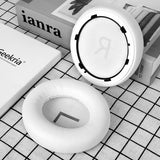 Geekria QuickFit Replacement Ear Pads for Anker Soundcore Life Q45, Space Q45 Headphones Ear Cushions, Repair Parts (White)