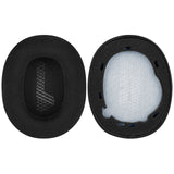 Geekria Comfort Hybrid Velour Replacement Ear Pads for JBL Live 650 BTNC, Lifestyle E65BTNC, Duet NC, Live 660 BTNC Headphones Ear Cushions (Black)