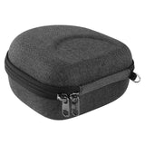 Geekria Shield Headphones Case for Foldable Over-Ear Headphones, Hard Shell Travel Carrying Bag, Compatible with JLab, Bose, V-MODA, Marshall Headsets (Dark Grey)