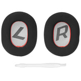 Geekria Sport Cooling-Gel Replacement Ear Pads for Plantronics BackBeat PRO 2, BackBeat PRO 2 Special Edition, Voyager 8200 UC Headphones Ear Cushions, Ear Cups Cover Repair Parts (Black/Red)