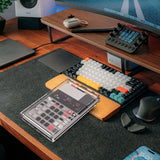 Geekria Audio Samplers Clear Acrylic Case Protector, Magnetic Closing Dust Cover, Compatible with Teenage Engineering EP-133 K.O. II, EP-1320 Medieval Sampler (Clear)