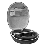 Geekria Shield Case Compatible with Grado SR325e, SR225x, SR125, SR80, SR60, RS2, RS1, PS2000e Headphones, Replacement Protective Hard Shell Travel Carrying Bag with Cable Storage (Grey)