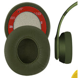Geekria QuickFit Replacement Ear Pads for Beats Solo3, Solo 3.0 Wireless (A1796) Headphones Ear Cushions, Headset Earpads, Ear Cups Cover Repair Parts (Green)