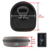 Geekria Shield Headphones Case Compatible with Sony WH-1000XM5/1000XM4/1000XM3/910N, Replacement Hard Shell Travel Carrying Bag with Cable Storage (Light Brown)