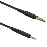 Geekria VR Short Audio Cable Compatible with Oculus Quest 2, HTC Virtual Reality Headset, 3.5mm Male to 2.5mm Male Cord, Replacement Cable for VR Headphones (1ft / 25cm)