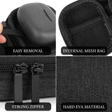 Geekria Shield Earbuds Case Compatible with JBL Wave Beam 2, Live Buds 3, Flex 3, TUNE 220TWS, Live Pro 2, Vibe Beam, Replacement Hard Shell Travel Carrying Bag (Black)